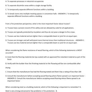 TCFP FIRE INSPECTOR EXAM 2025-2026 TEST BANKACTUAL EXAM 500 QUESTIONS AND CORRECT DETAILED ANSWERS (100% VERIFIED ANSWERS) |AGRADE - Image 8