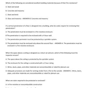 TCFP FIRE INSPECTOR EXAM 2025-2026 TEST BANKACTUAL EXAM 500 QUESTIONS AND CORRECT DETAILED ANSWERS (100% VERIFIED ANSWERS) |AGRADE - Image 9