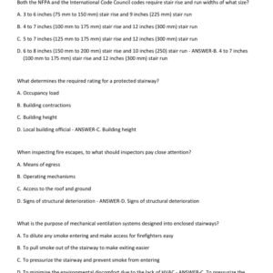 TCFP FIRE INSPECTOR EXAM 2025-2026 TEST BANKACTUAL EXAM 500 QUESTIONS AND CORRECT DETAILED ANSWERS (100% VERIFIED ANSWERS) |AGRADE - Image 5