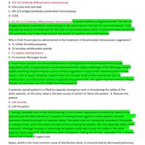 BARKLEY POST-TEST 2025-2026 ACTUAL EXAM 140 QUESTIONS AND CORRECT DETAILED ANSWERS (100% VERIFIED ANSWERS) with rationales |ALREADY GRADED A+ - Image 2