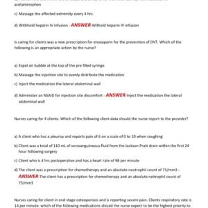 ATI COMPREHENSIVE PRACTICE 2025-2026 FINAL ACTUAL EXAM EACH FORM CONTAINS 70 QUESTIONS AND CORRECT DETAILED ANSWERS|ALREADY GRADED A+ - Image 3