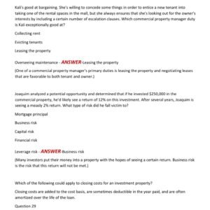 TEXAS REAL ESTATE INVESTMENT EXAM 2025-2026 ACTUAL EXAM 250 QUESTIONS AND CORRECT DETAILED ANSWERS (VERIFIED AND CORRECT ANSWERS) |ALREADY GRADED A - Image 2