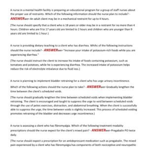 ATI RN CONCEPT BASED ASSESSMENT LEVEL 1 PROCTORED EXAM 2025-2026 ALL 120 QUESTIONS AND CORRECT DETAILED ANSWERWERS WITH EXPLANATIONS//ALREADY GRADED A+ - Image 3