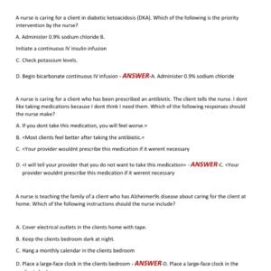 NURSING 102 MED SURGE FINAL EXAM, QUESTIONS AND CORRECT ANSWERS 2025-2026 WITH HIGH PASSING RATE/GRADED A+ - Image 4