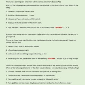 NCLEX PN 2025-2026 / PN NCLEX EXAM NEWEST ACTUAL EXAM 120 QUESTIONS AND CORRECT DETAILED ANSWERS (VERIFIED ANSWERS) |ALREADY GRADED A+ - Image 2