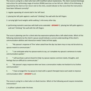 NCLEX PN 2025-2026 / PN NCLEX EXAM NEWEST ACTUAL EXAM 120 QUESTIONS AND CORRECT DETAILED ANSWERS (VERIFIED ANSWERS) |ALREADY GRADED A+ - Image 3