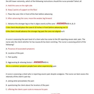 ATI RN FUNDAMENTALS PROCTORED 2025-2026 WITH NGN LATEST TEST BANK 170 QUESTIONS AND CORRECT DETAILED ANSWERWERS WITH RATIONALES (VERIFIED ANSWERWERS) |ALREADY GRADED A+ - Image 4