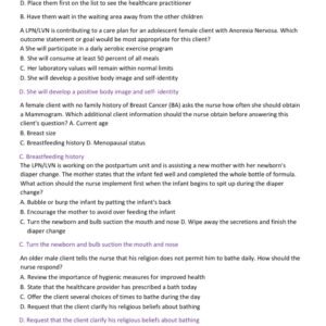 HESI PN EXIT EXAM VERSION 3 NEWEST VERSION COMPLETE 160 QUESTIONS AND CORRECT DETAILED ANSWERS (VERIFIED ANSWERS) |ALREADY GRADED A+ - Image 3