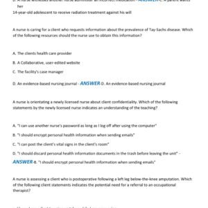 ATI RN LEADERSHIP NGN PROCTORED EXAM 2025-2026 ACTUAL EXAM ALL 150 QUESTIONS AND CORRECT DETAILED ANSWERS (VERIFIED ANSWERS) |ALREADY GRADED A+ - Image 4