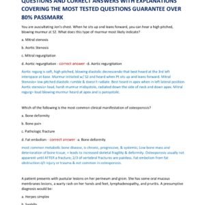 BARKLEY 3P ACTUAL EXAM 2025”2026 LATEST VERSION 100 QUESTIONS AND CORRECT ANSWERS WITH EXPLANATIONS COVERING THE MOST TESTED QUESTIONS GUARANTEE OVER 80% PASSMARK