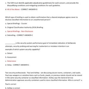 SFPC EXAM 2026-2027 WITH 150 ACTUAL EXAM QUESTIONS AND CORRECT ANSWERS (VERIFIED ANSWERS) SECURITY FUNDAMENTALS PROFESSIONAL CERTIFICATION (SFPC) REAL EXAM (BRAND NEW!!) - Image 2