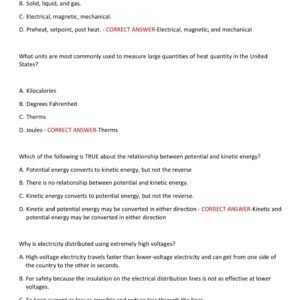 HVAC EXCELLENCE EXAMS 2026-2027 – HVAC EXCELLENCE ELECTRICITY EXAM 2025 AND HVAC AC EXAM 2026-2027 CONTAIN 200 PREP QUESTIONS AND CORRECT ANSWERS (BRAND NEW!) - Image 2