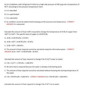 HVAC EXCELLENCE EXAMS 2026-2027 – HVAC EXCELLENCE ELECTRICITY EXAM 2025 AND HVAC AC EXAM 2026-2027 CONTAIN 200 PREP QUESTIONS AND CORRECT ANSWERS (BRAND NEW!) - Image 4