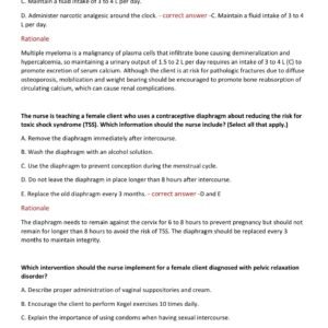 BSN HESI 266 Med Surg Exam | 2025/2026 Edition | Nightingale College | Real Exam 150 Q&A - Image 4