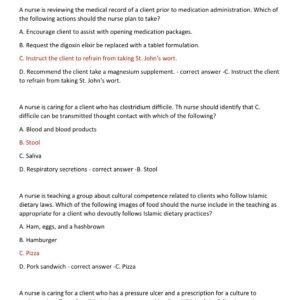 ATI RN Concept-Based Assessment Level 1 PART B Online 2025”2026 Practice EXAM 150 QUESTIONS AND CORRECT ANSWERS COVERING THE RECENT TESTED QUESTIONS GUARANTEE A+ GRADE - Image 3