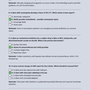 ATI RN CONCEPT BASED ASSESSMENT LEVEL 5 PROCTORED 2025”2026 EXAM ALL 150 QUESTIONS AND CORRECT DETAILED ANSWERS WITH RATIONALES COVERING THE MOST TESTED QUESTIONS GUARANTEE A+ GRADE |ALREADY GRADED A+ - Image 3