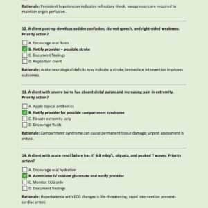 ATI RN CONCEPT BASED ASSESSMENT LEVEL 4 PROCTORED 2025”2026 EXAM ALL 150 QUESTIONS AND CORRECT DETAILED ANSWERS WITH RATIONALES COVERING THE MOST TESTED QUESTIONS GUARANTEE A+ GRADE |ALREADY GRADED A+ - Image 4