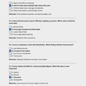ATI RN CONCEPT BASED ASSESSMENT LEVEL 2 PROCTORED 2025”2026 EXAM ALL 150 QUESTIONS AND CORRECT DETAILED ANSWERS WITH RATIONALES COVERING THE MOST TESTED QUESTIONS GUARANTEE A+ GRADE |ALREADY GRADED A+ - Image 4