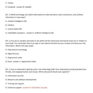 ITE 152 EXAM 1, PRACTICE EXAM AND STUDY GUIDE NEWEST 2025-2026 ACTUAL EXAM 140 QUESTIONS AND CORRECT DETAILED ANSWERS (VERIFIED ANSWERS) |ALREADY GRADED A+ - Image 3