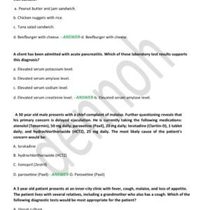 APEA PRE-PREDICTOR 2025-2026 ACTUAL EXAM TEST BANK 850+ QUESTIONS AND CORRECT DETAILED ANSWERS WITH RATIONALES (VERIFIED ANSWERS) |ALREADY GRADED A+ - Image 3