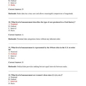 WGU C207 OA ACTUAL EXAM REVIEW 2026 LATEST EDITION 100 QUESTIONS AND CORRECT ANSWERS WITH RATIONALES - Image 3