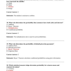 WGU C207 OA ACTUAL EXAM REVIEW 2026 LATEST EDITION 100 QUESTIONS AND CORRECT ANSWERS WITH RATIONALES - Image 5