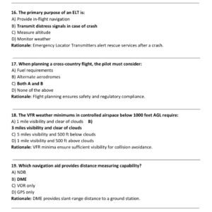 Canadian ATPL SARON 2026 REVIEW EXAM 150 Practice Questions AND CORRECT ANSWERS WITH RATIONALES COVERING THE MOST TESTED QUESTIONS A+ GRADE GUARANTEE - Image 4