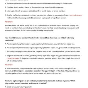 BSN HESI 266 Med Surg Exam | 2026 Edition | Nightingale College | Real Exam 150 QUESTIONS & CORRECT ANSWERS - Image 3