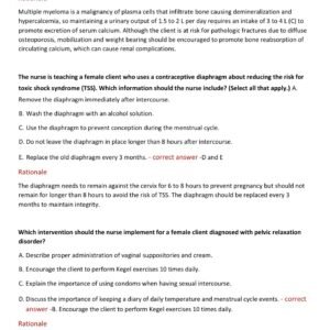 BSN HESI 266 Med Surg Exam | 2026 Edition | Nightingale College | Real Exam 150 QUESTIONS & CORRECT ANSWERS - Image 4